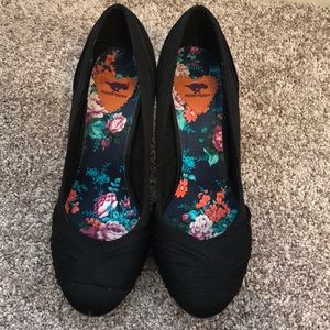 Rocket Dog Black Dress Heels